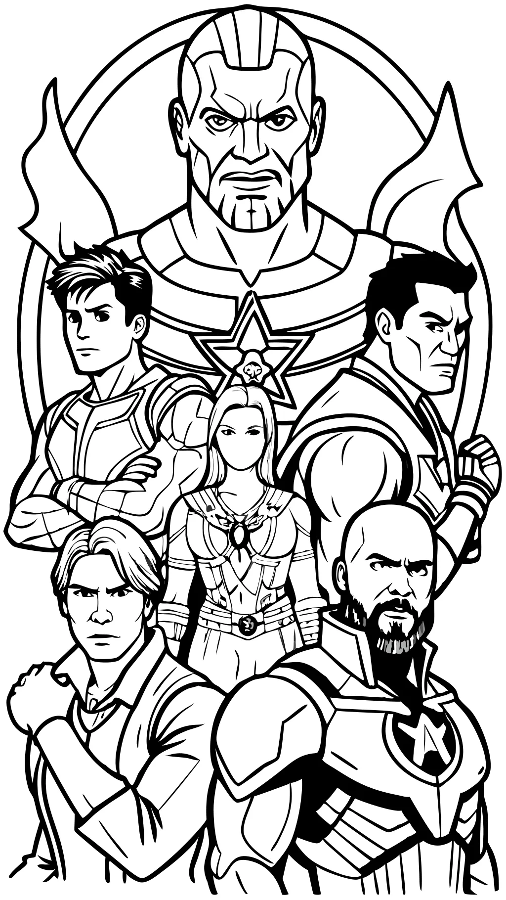 avengers coloring pages infinity war